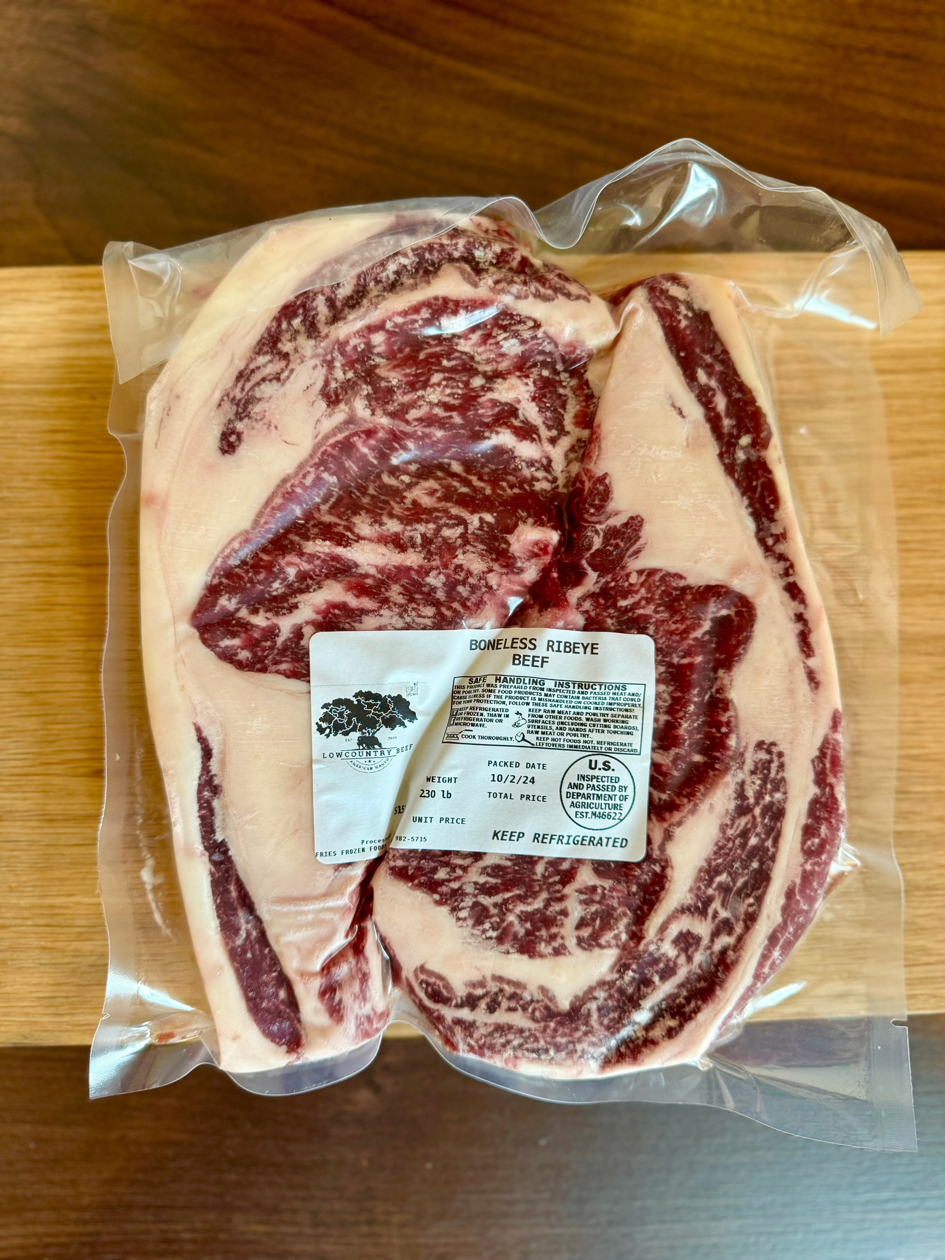 Low Select Ribeye Wagyu Boneless Ribeye – Lowcountry Beef